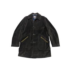 Vintage 60s Woolrich Corduroy Wool Lined Coat Jacket Brown Mens X-Large VTG